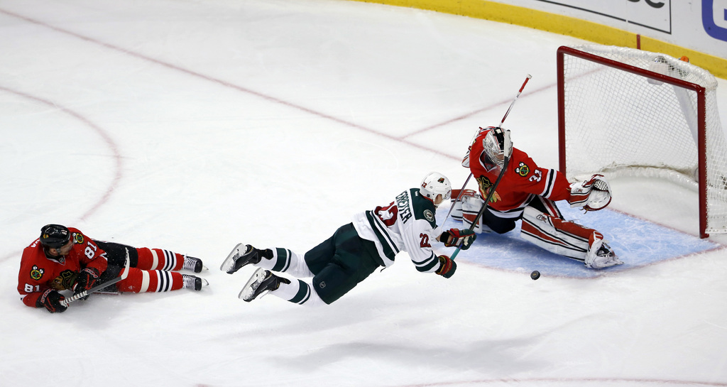 Malgré les envolées du Suisse, le Minnesota Wild et les Chicago Blackhawks n'ont pas su se défaire l'un de l'autre dans le temps réglementaire.