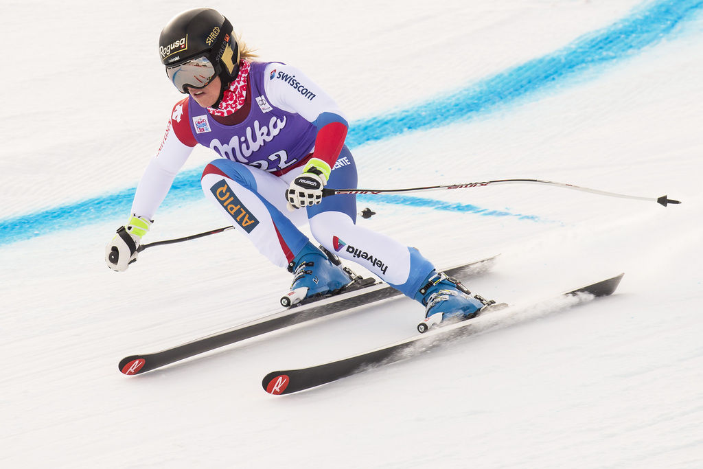 Avec sa quatrième place, Lara Gut a été la meilleure Suissesse aujourd'hui.