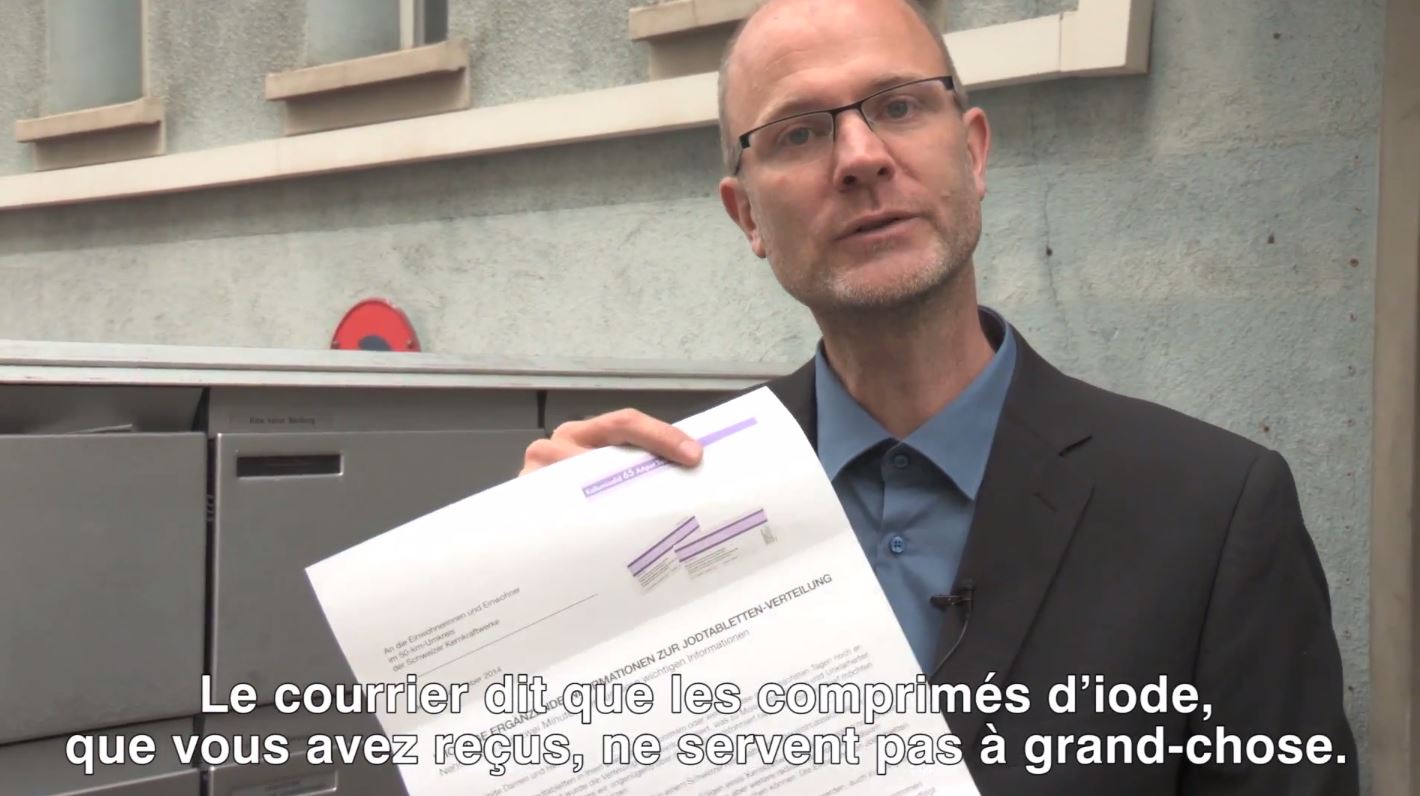 Christian Engli, responsable de campagne chez Greenpeace Suisse a tenu à rassurer les ménages.