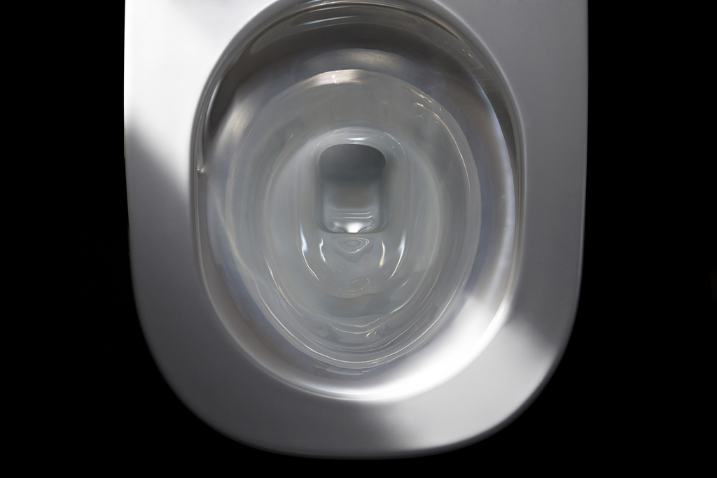 This photo provided by TOTO shows a NEOREST 750H Actilight Bowl of a high tech toilet. A new generation of toilets may one day make toilet paper - and the need to put one?s hands anywhere near the unspeakable - seem like chamber pots and outhouses: outdated and somewhat messy throwbacks reserved for camping trips. (AP Photo/TOTO)