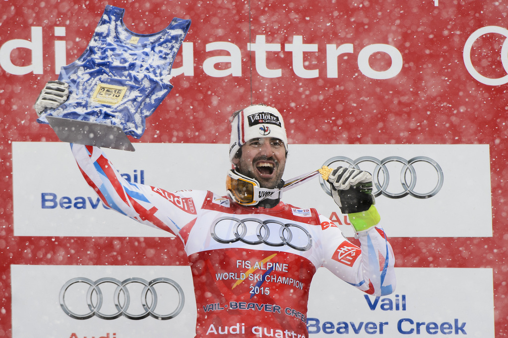 Quatre ans après Garmisch, Jean-Baptiste Grange est à nouveau champion du monde de slalom.