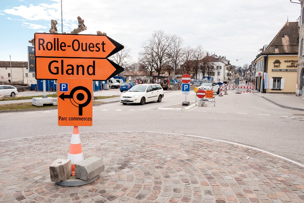 Au giratoire de l'Avenue de la Gare, les véhicules ne pourront plus tourner à gauche en direction de la gare.