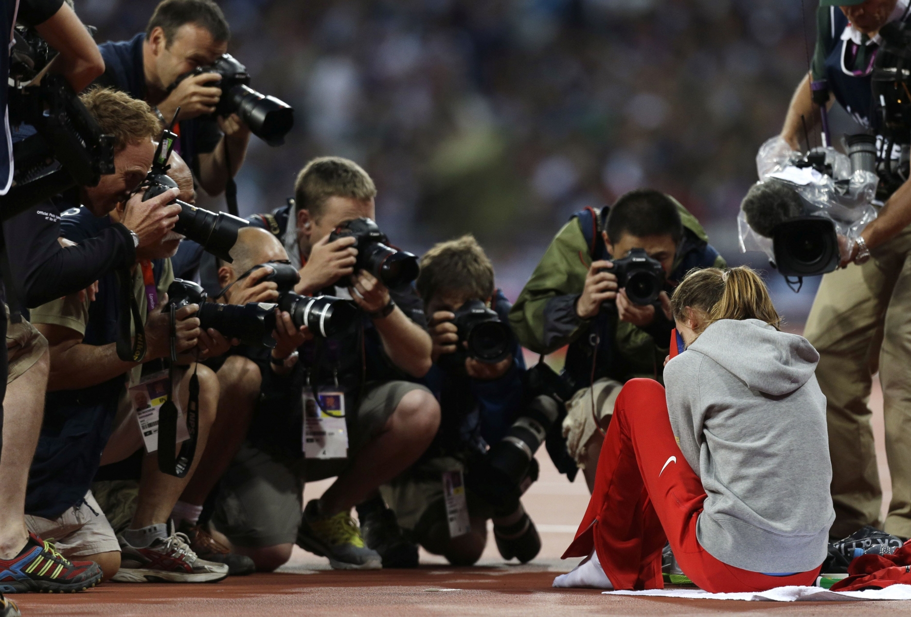 Caméras et appareils photos sont de plus en plus intrusifs pour les athlètes.