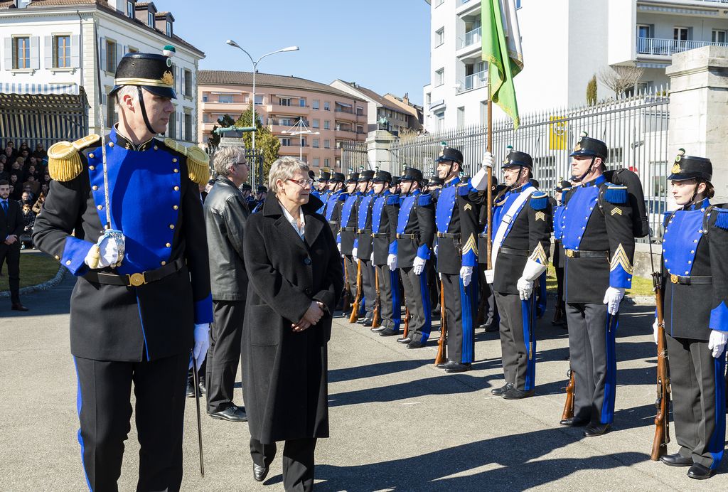 Ceremonie de prestation de serment ecole de police Morges 06.03.2015