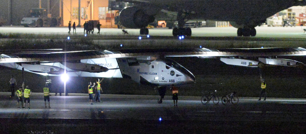 L'avion solaire était immobilisé à Nagoya (JPN) depuis le 2 juin.