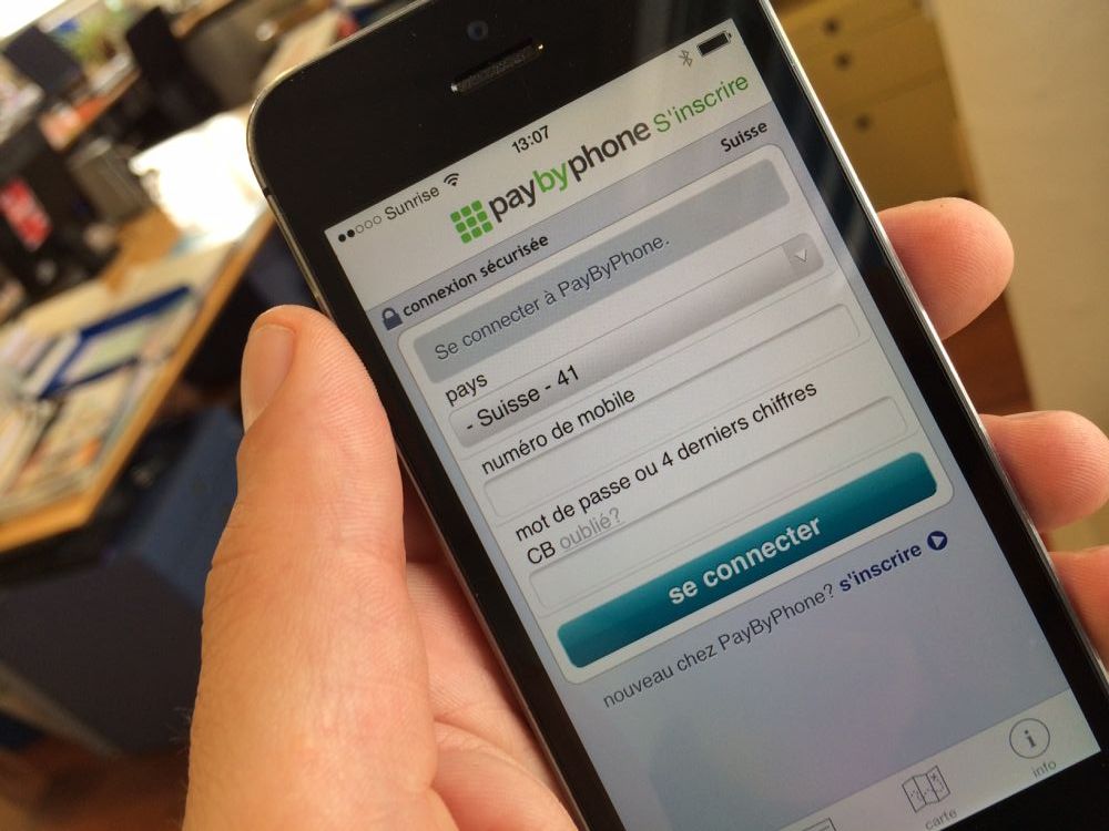 L'application PayByPhone est déjà utilisée dans de nombreux pays.