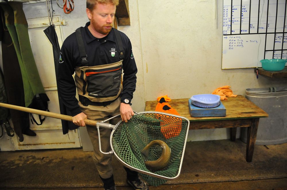 Sébastien Rojard n'a jamais vu un tel hiver en neuf ans de services en tant que garde-pêche.
