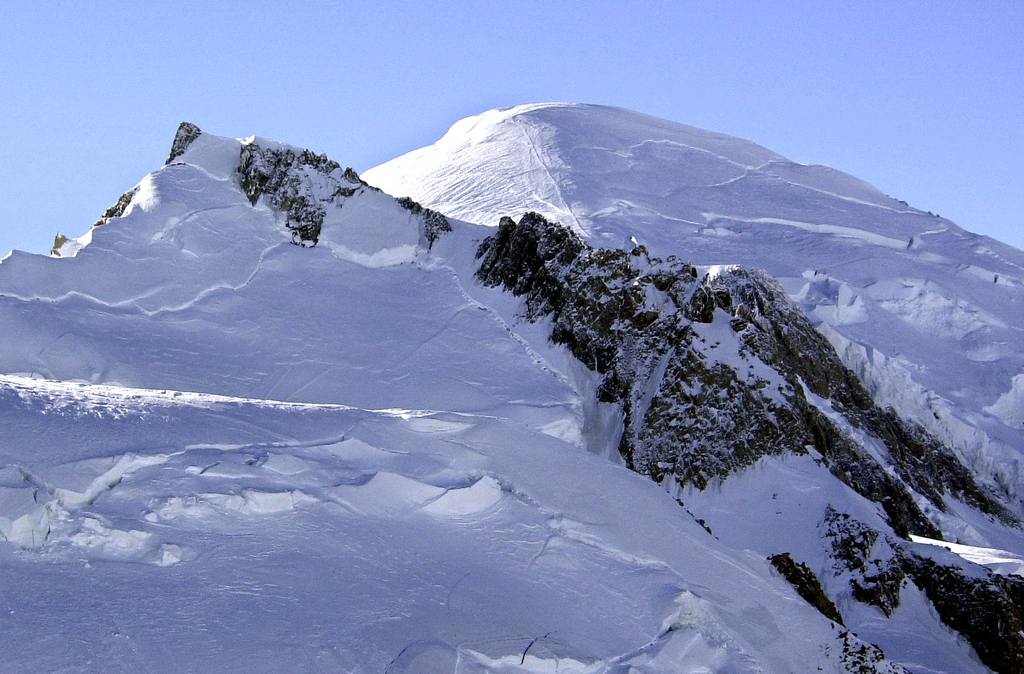 Le risque d'éboulement au Mont-Blanc a fait fermer le refuge du Goût. 