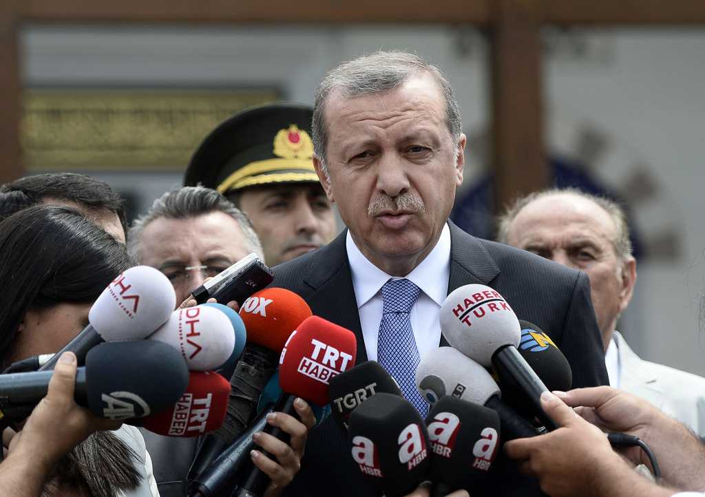 Recep Tayyip Erdogan et la Turquie sont soutenus dans leur décision par l'OTAN.