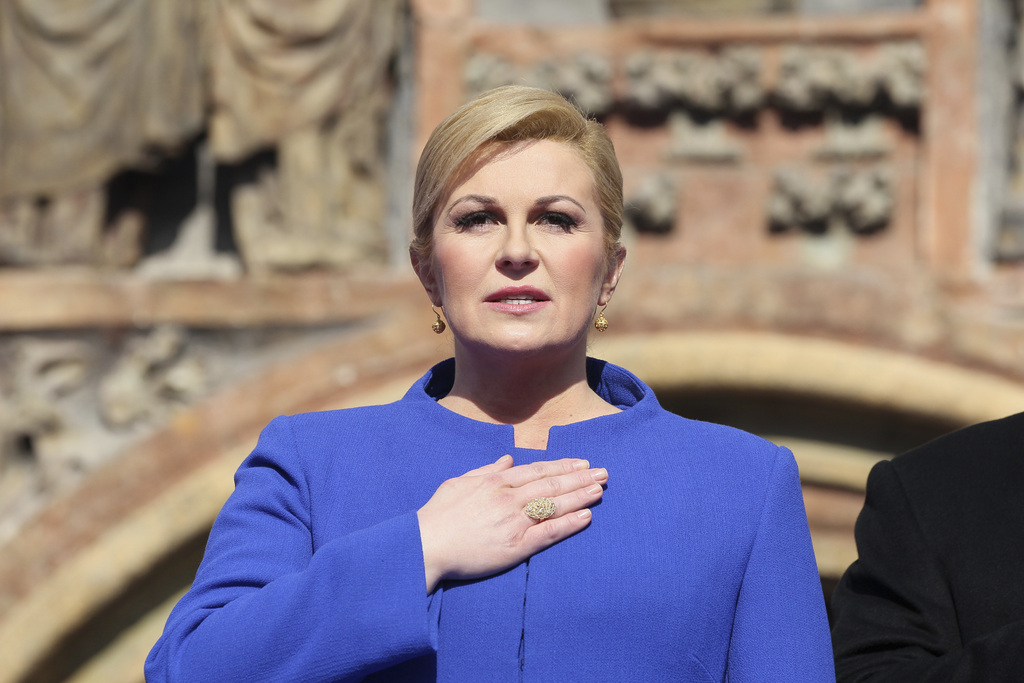 Kolinda Grabar-Kitarovic a vu son parlement se dissoudre vendredi.