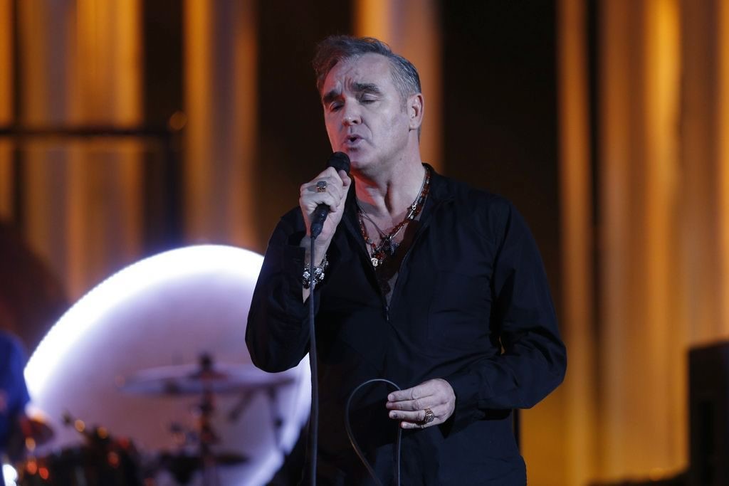 British singer Morrissey performs during the Nobel Peace Prize Concert in Oslo, Norway, Wednesday, Dec. 11, 2013. The Nobel Peace Prize 2013 was given to the Organization for the Prohibition of Chemical Weapons (OPCW). (AP Photo/Terje Bendiskby, NTB Scanpix)   NORWAY OUT NORWAY NOBEL PRIZE