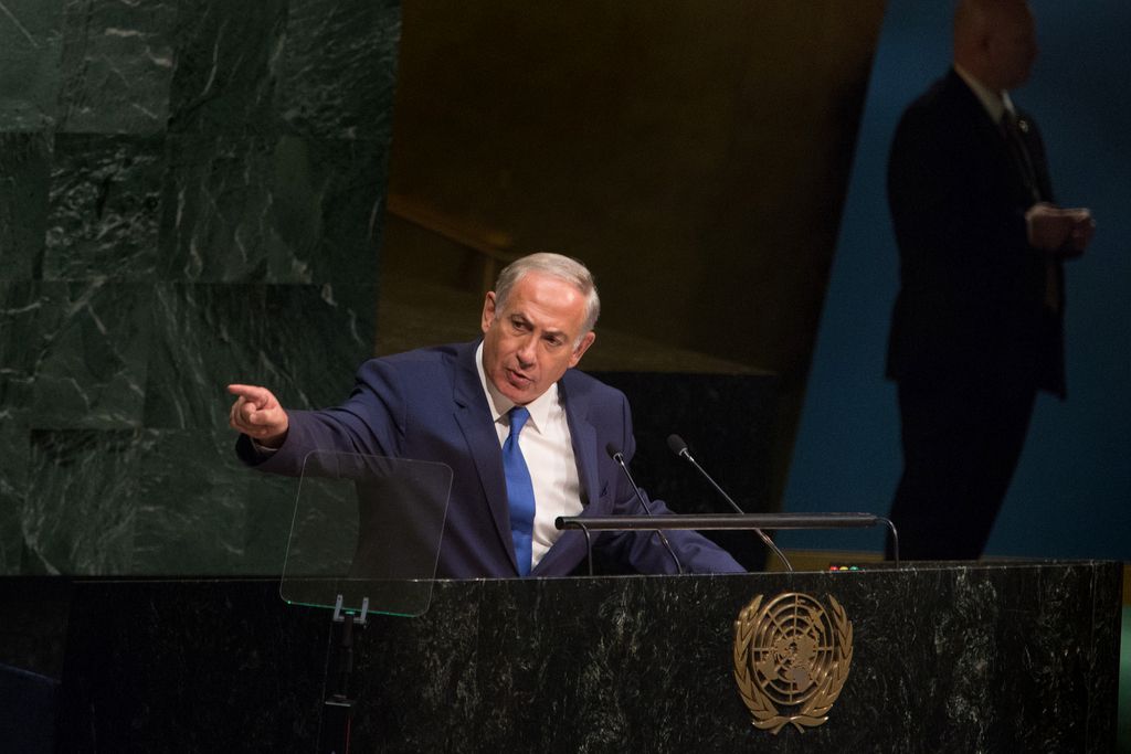 Benjamin Netanyahua a prononcé un discours très théâtral devant l'ONU.