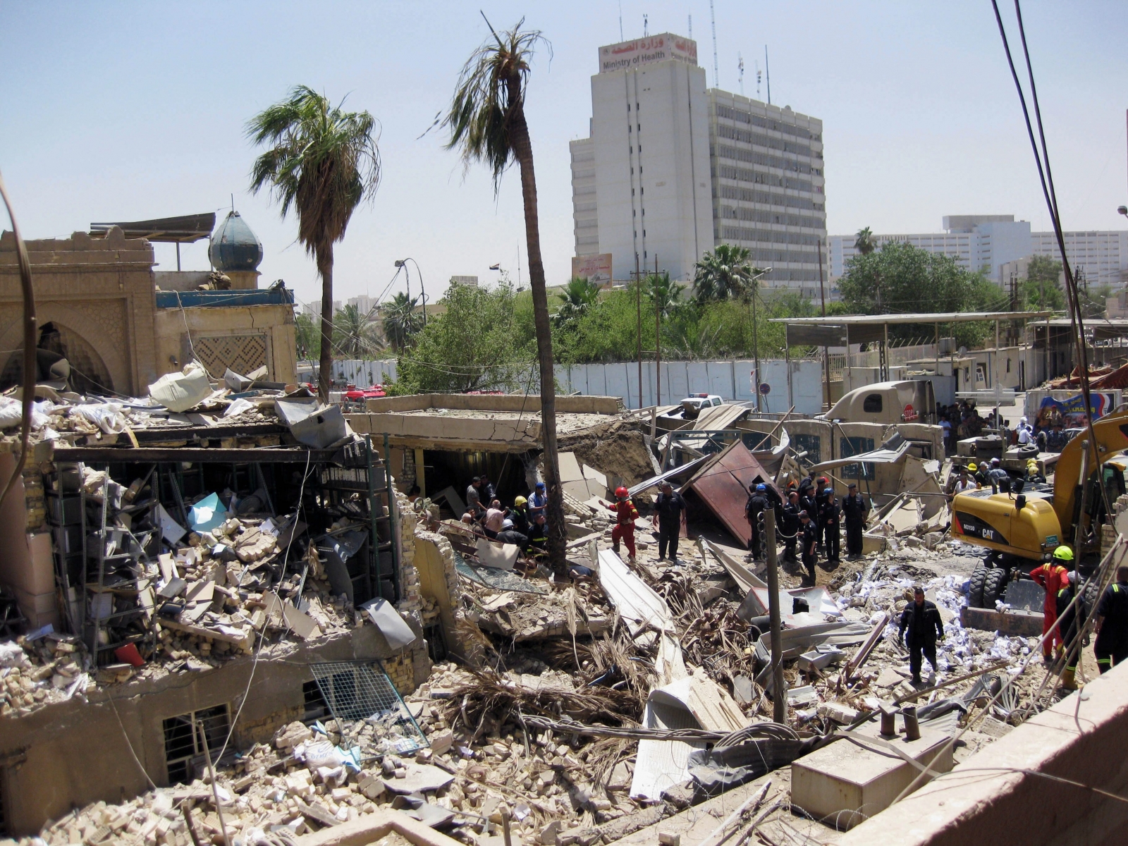 Le centre-ville de Bagdad a été fortement touché par la détonation.