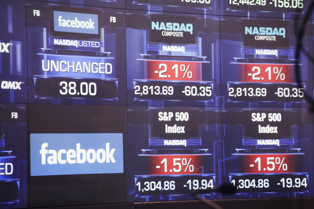 "Facebook flirte avec le statut d'entrée en Bourse ratée", estimait le site d'analyse financière 247WallSt.com.