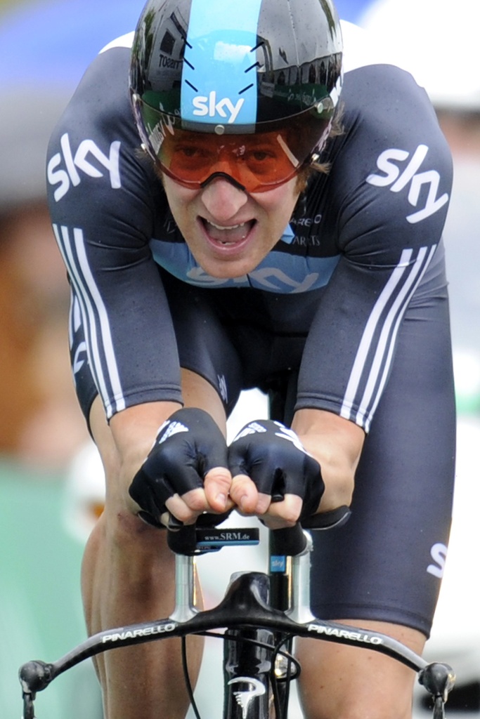 Bradley Wiggins a remporté la première étape au sprint à La Chaux-de-Fonds.