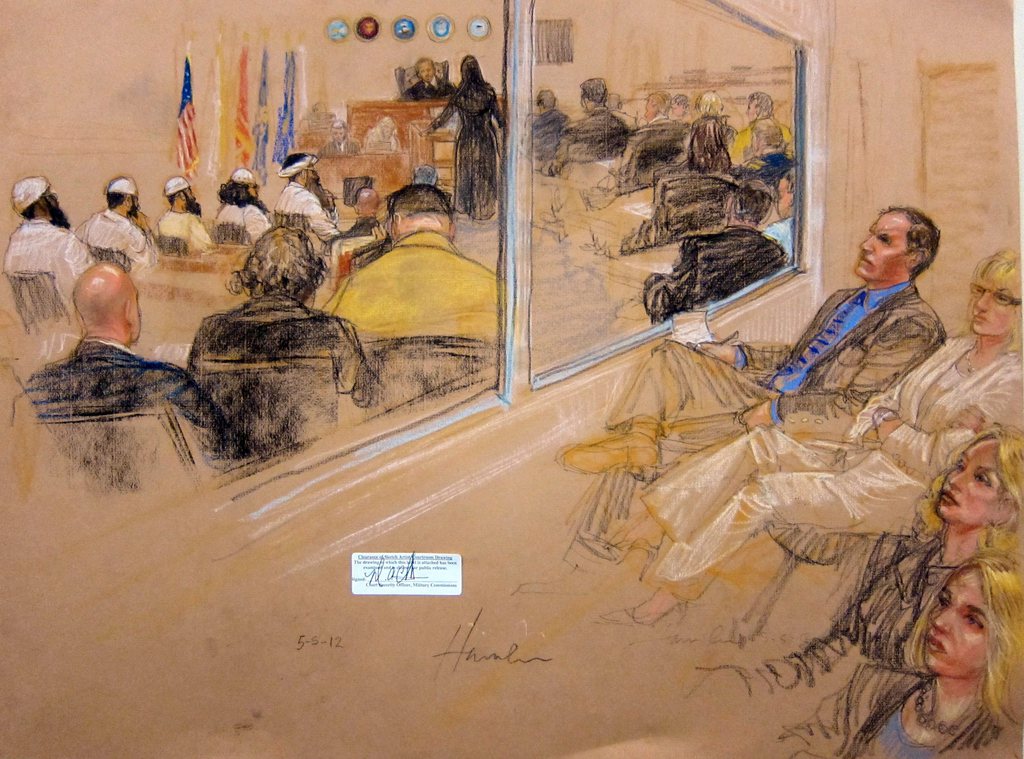 Le procès des cinq accusés se déroule à Guantanamo. 