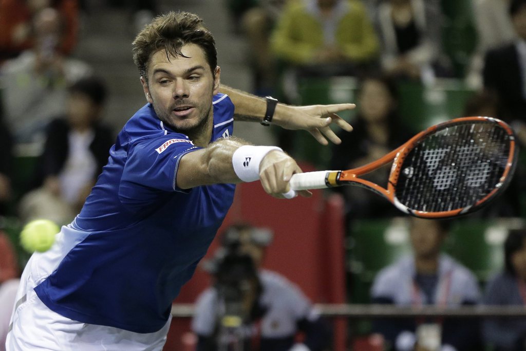 Wawrinka na 'inscrit que trois jeux face à Nadal.