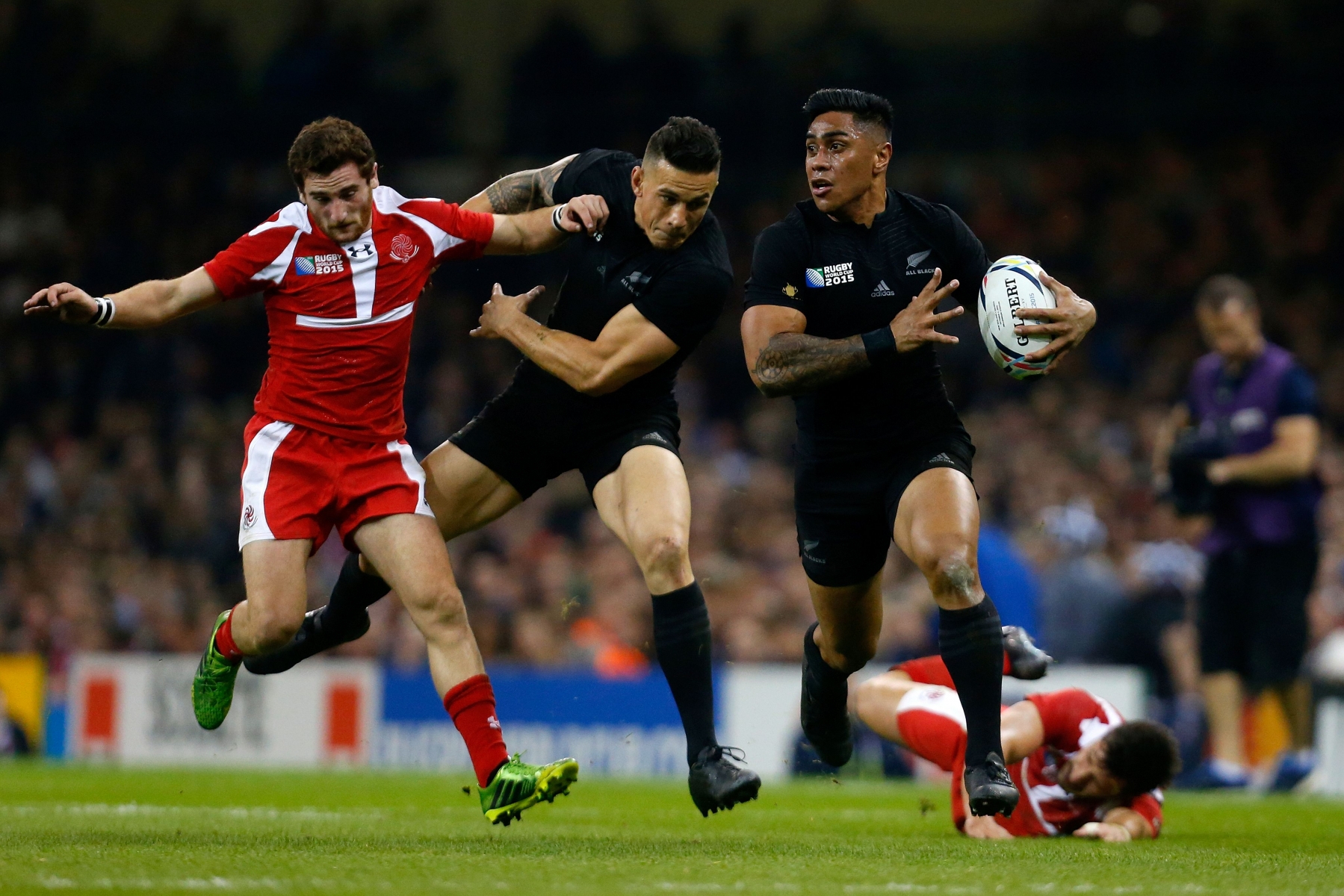 New Zealand's Malakai Fekitoa in action (KEYSTONE/PRESS ASSOCIATION IMAGES/Paul Thomas)