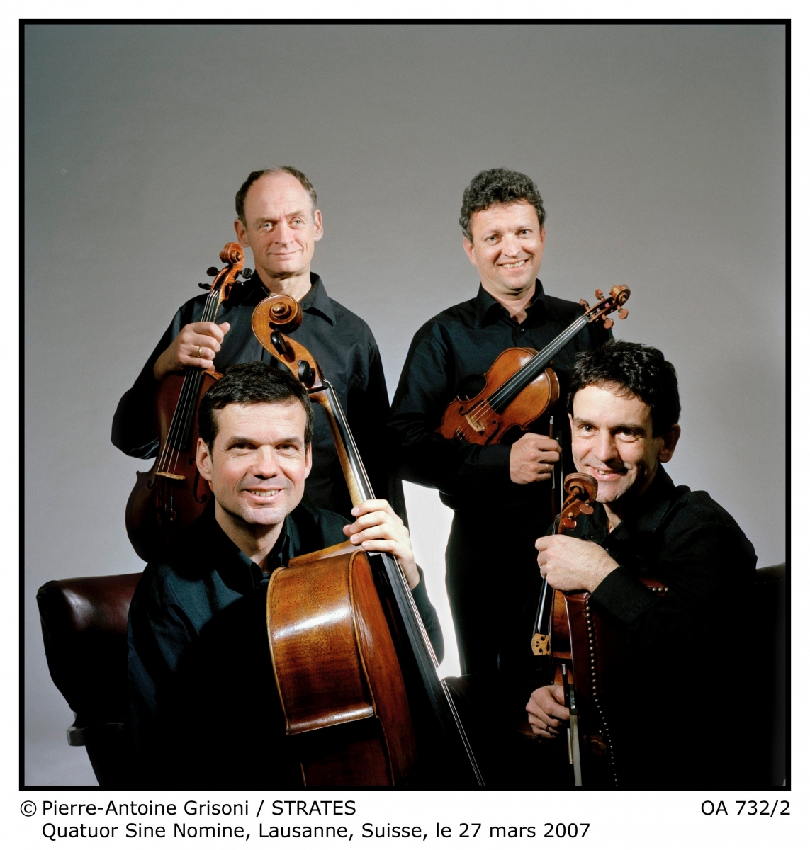 Pierre-Antoine Grisoni / STRATES   OA 732/2 Quatuor Sine Nomine, Lausanne, Suisse, le 27 mars 2007,