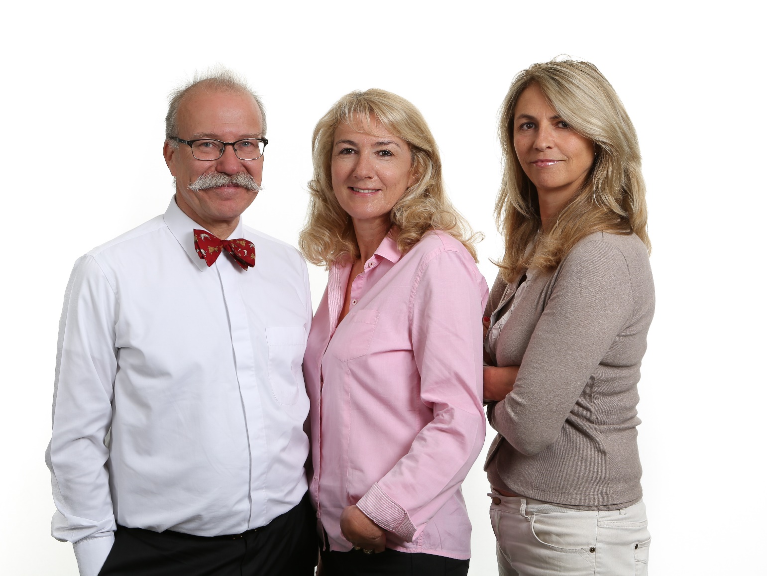 Christian Hay, Monique Choulat-Pugnale et Françoise Tecon-Hebeisen.