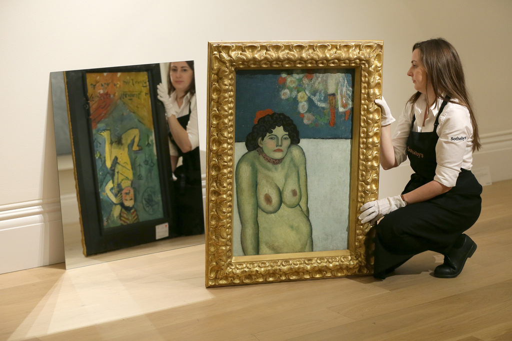 Picasso a peint cette "double" oeuvre en 1901, alors qu'il n'avait que 19 ans.
