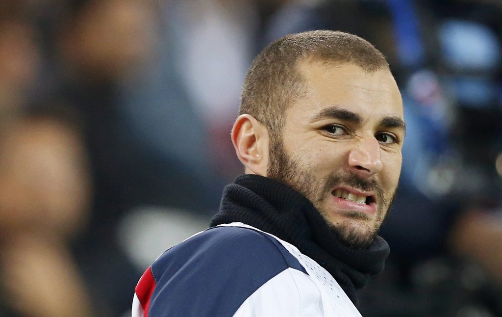 C'est la soupe à la grimace pour Karim Benzema.