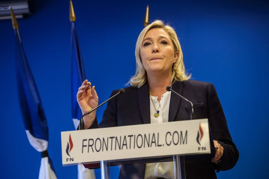 Marine Le Pen a fait de la dénonciation d'une "submersion migratoire" l'axe de sa campagne avant des élections régionales.