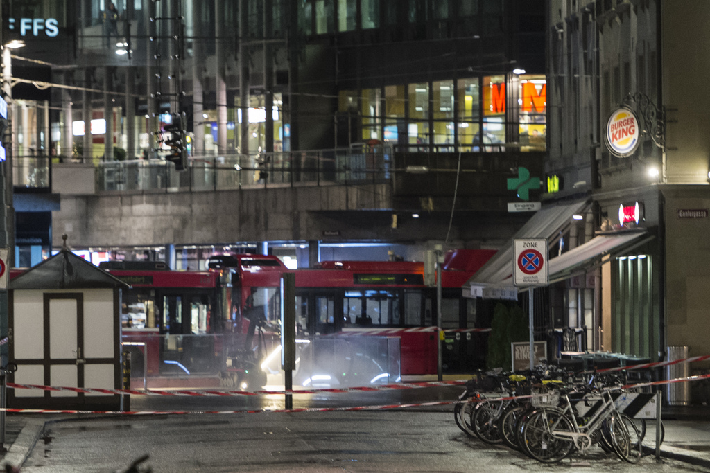 Une partie de la gare a dû être fermée.