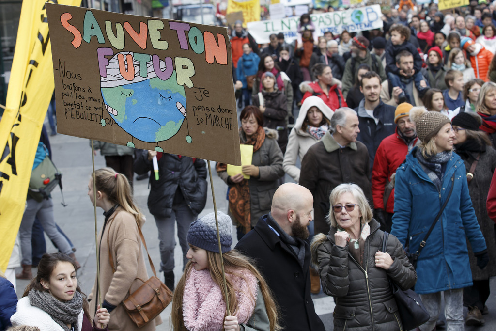 Plus de 2000 événements étaient prévus ce week-end dans quelque 150 pays et dans plusieurs villes de Suisse, comme ici à Genève.