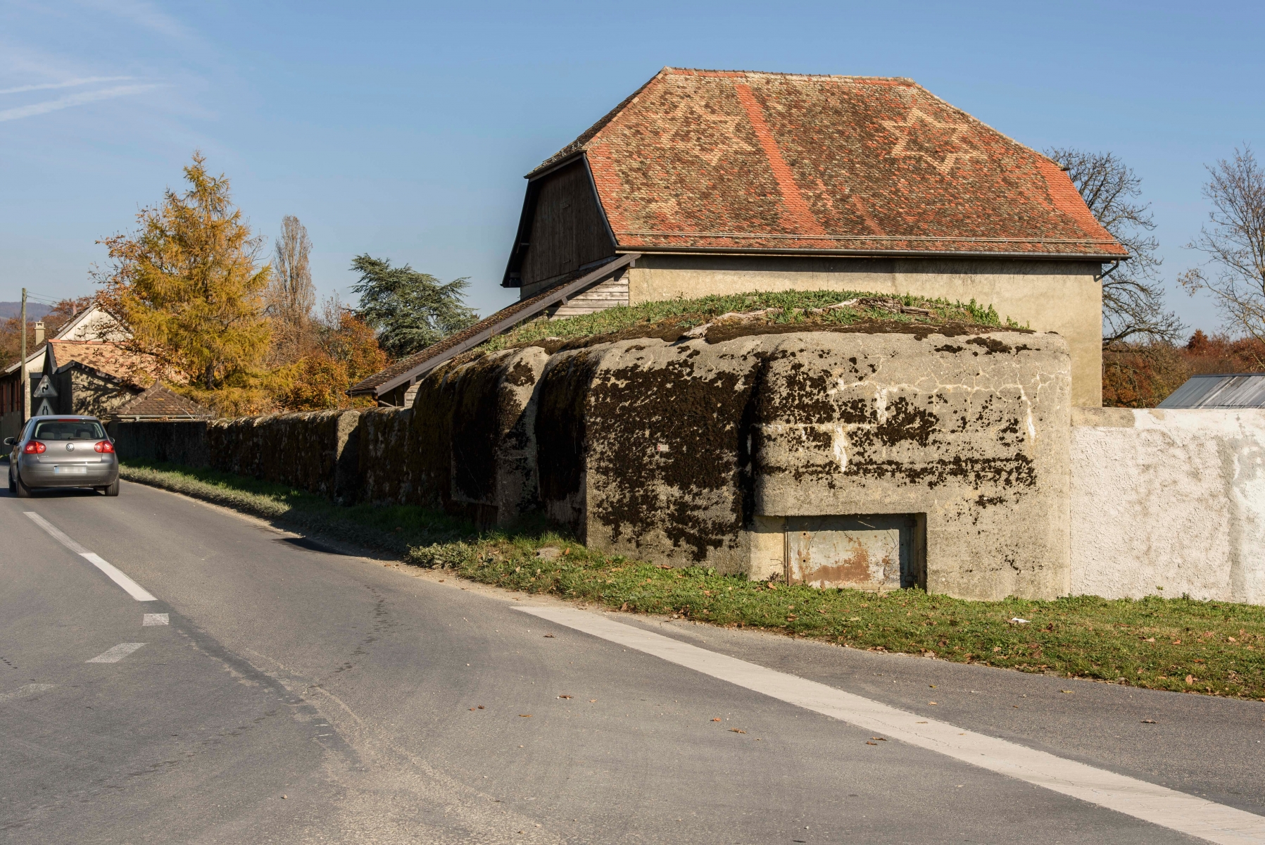 Prangins, mardi 10 novembre 2015, photos du bunker militaire de Prangins, rachetÃ© par la commune, photos CÃ©dric Sandoz