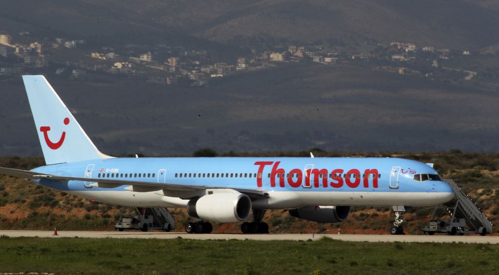 L'avion de la compagnie Thomson Airways a échappé de justesse à la catastrophe.