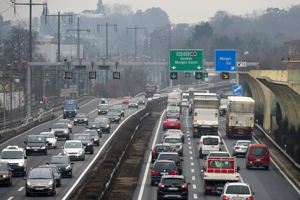 Il y a pratiquement deux fois plus de véhicules sur l'autoroute qu'en 1990.