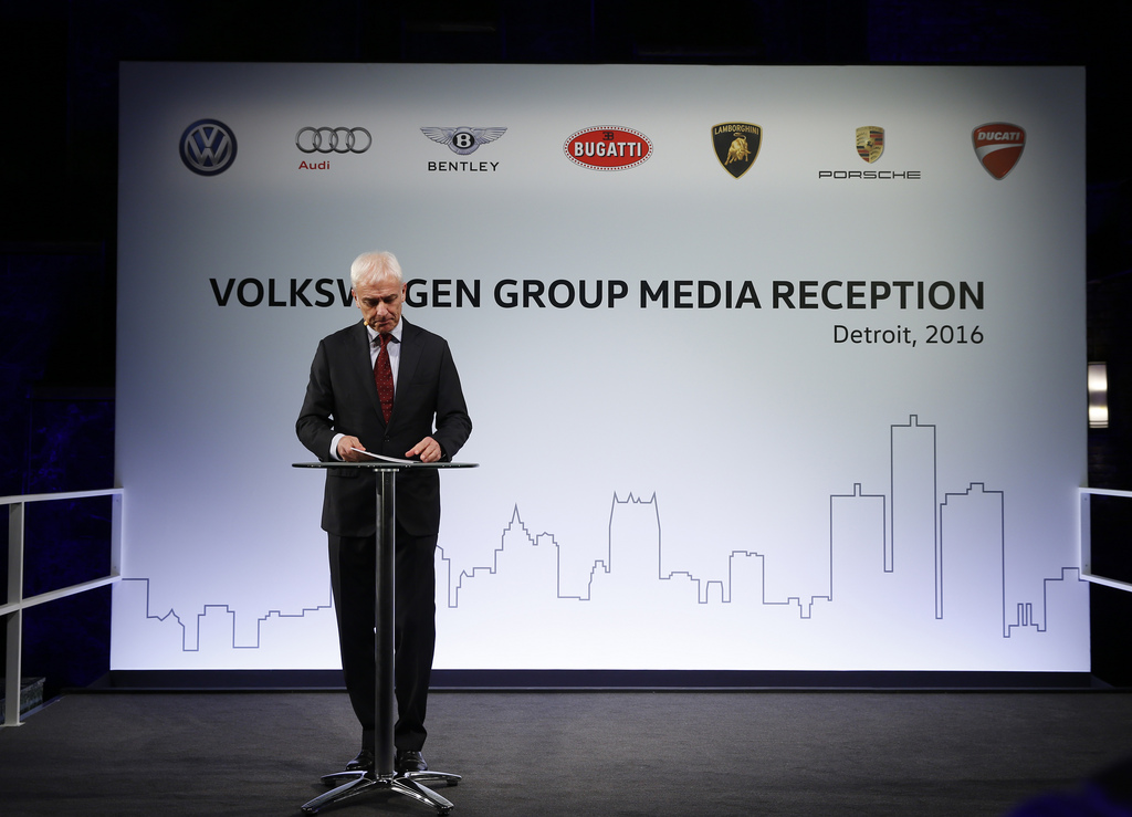 Le PDG de Volkswagen, Matthias Müller s'est déplacé en personne aux Etats-Unis.