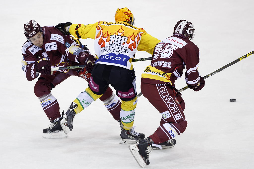 Genève-Servette a battu Berne 4-1 et se retrouve seconde du classement LNA.