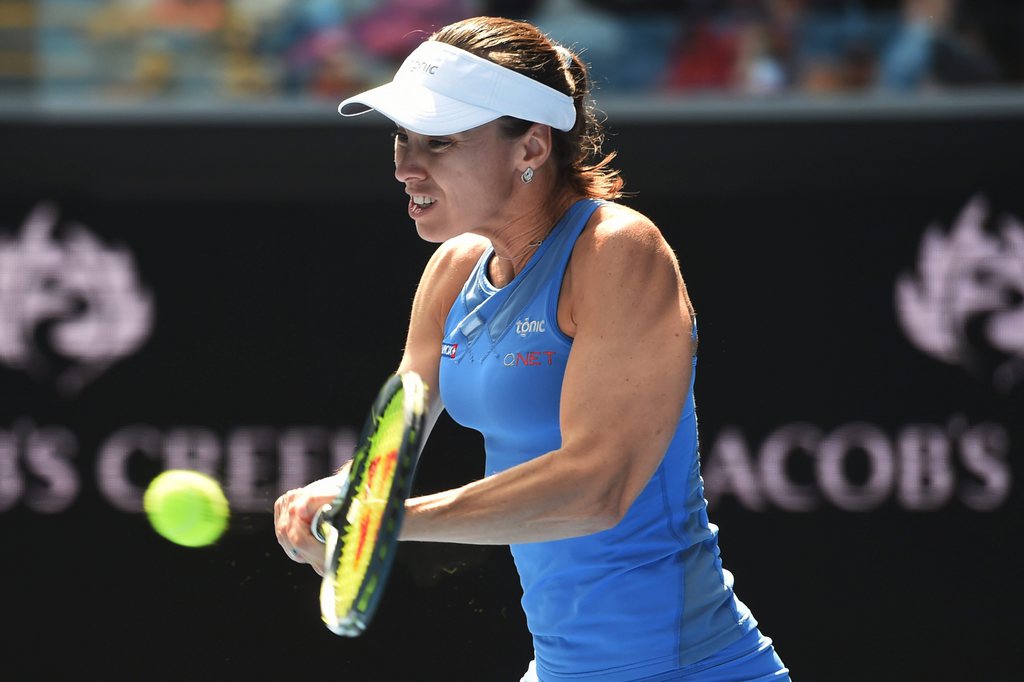 Martina Hingis peut encore rêver d'un titre à Melbourne, en double.