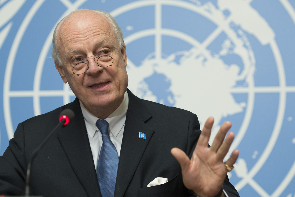 Staffan de Mistura, envoyé spécial de l'ONU, est parvenu à convaincre l'opposition syrienne.