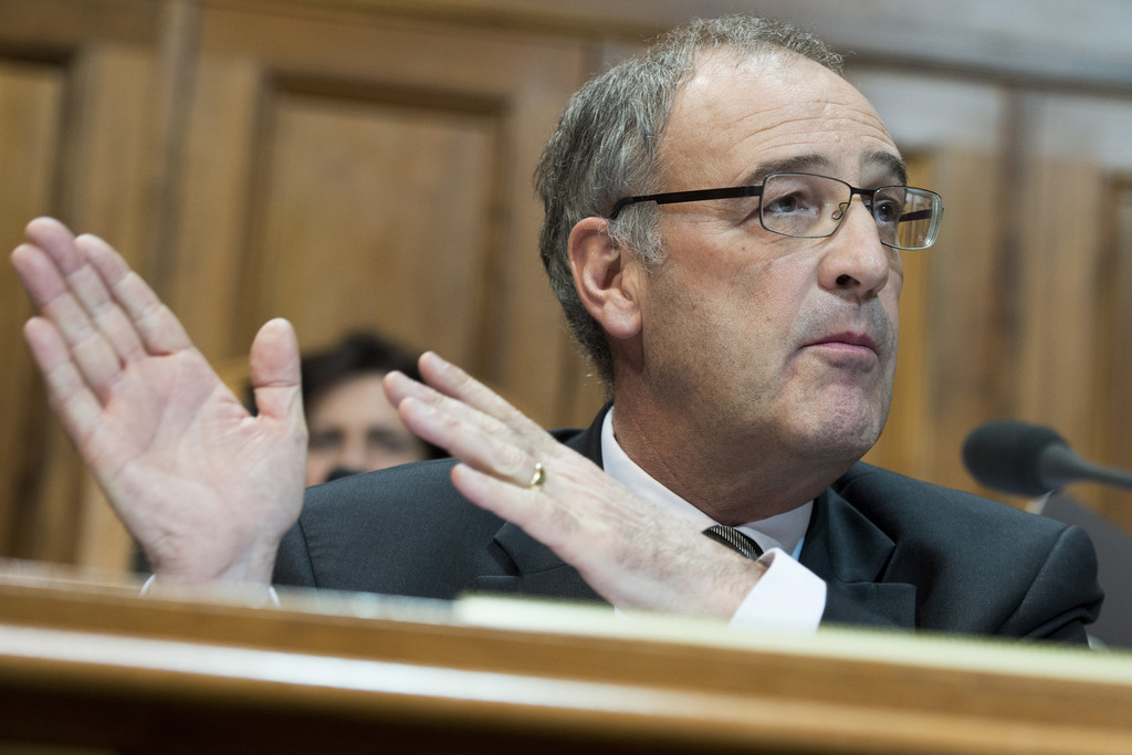 Guy Parmelin s'exprime sur la question terroriste. 