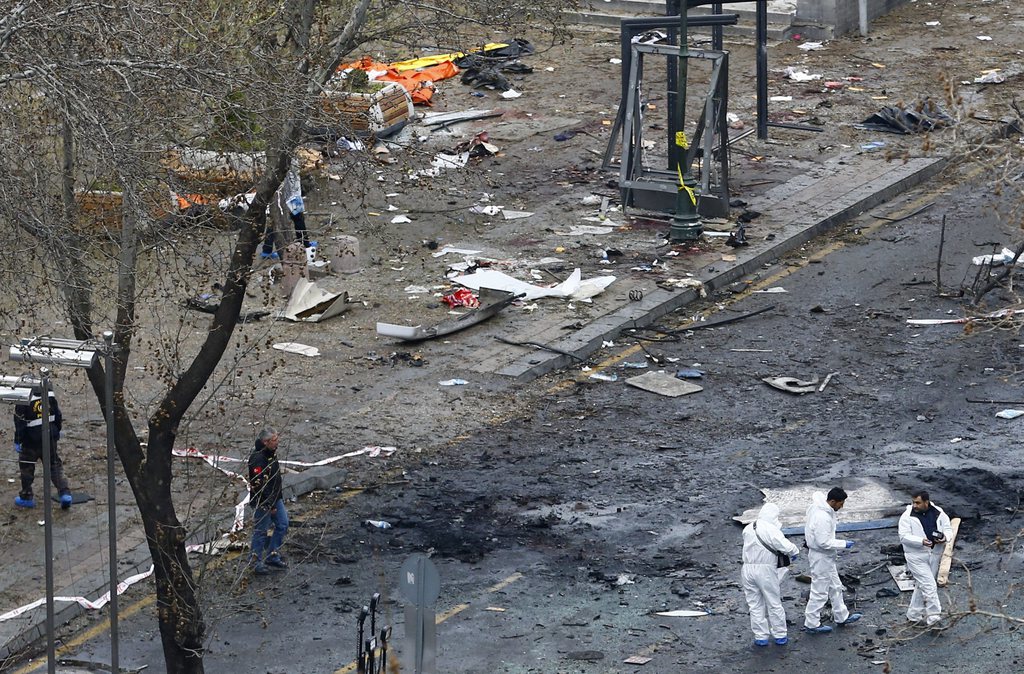Les images de la matinée témoignent de la violence de l'attaque.
