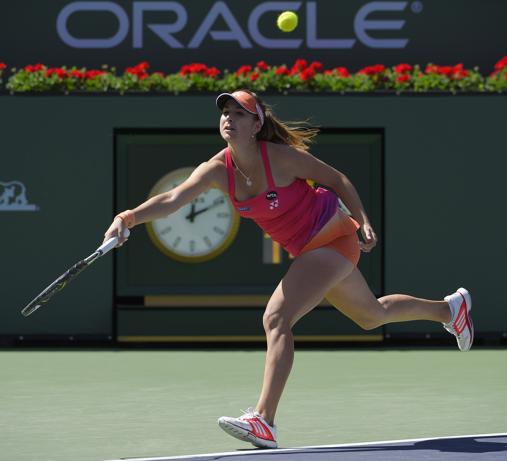 Belinda Bencic n'a rien pu faire face à la Slovaque Magdalena Rybarikova.