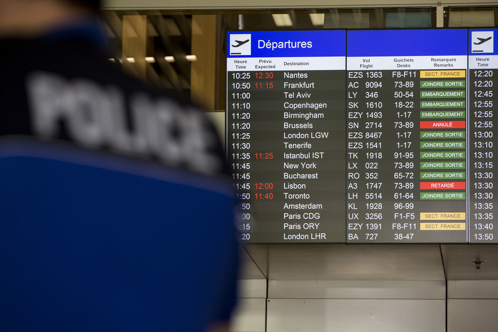 A Genève-Cointrin, une dizaine de vols d'Easyjet et de Brussels Airlines étaient concernés.