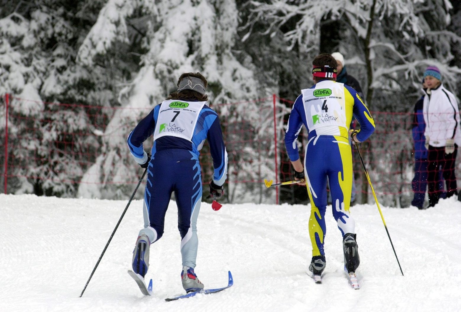 Ski de Fond à la Vattay championnat romand le relais 7.01.01 Ski de Fond à la Vattay championnat romand le relais 7.01.01