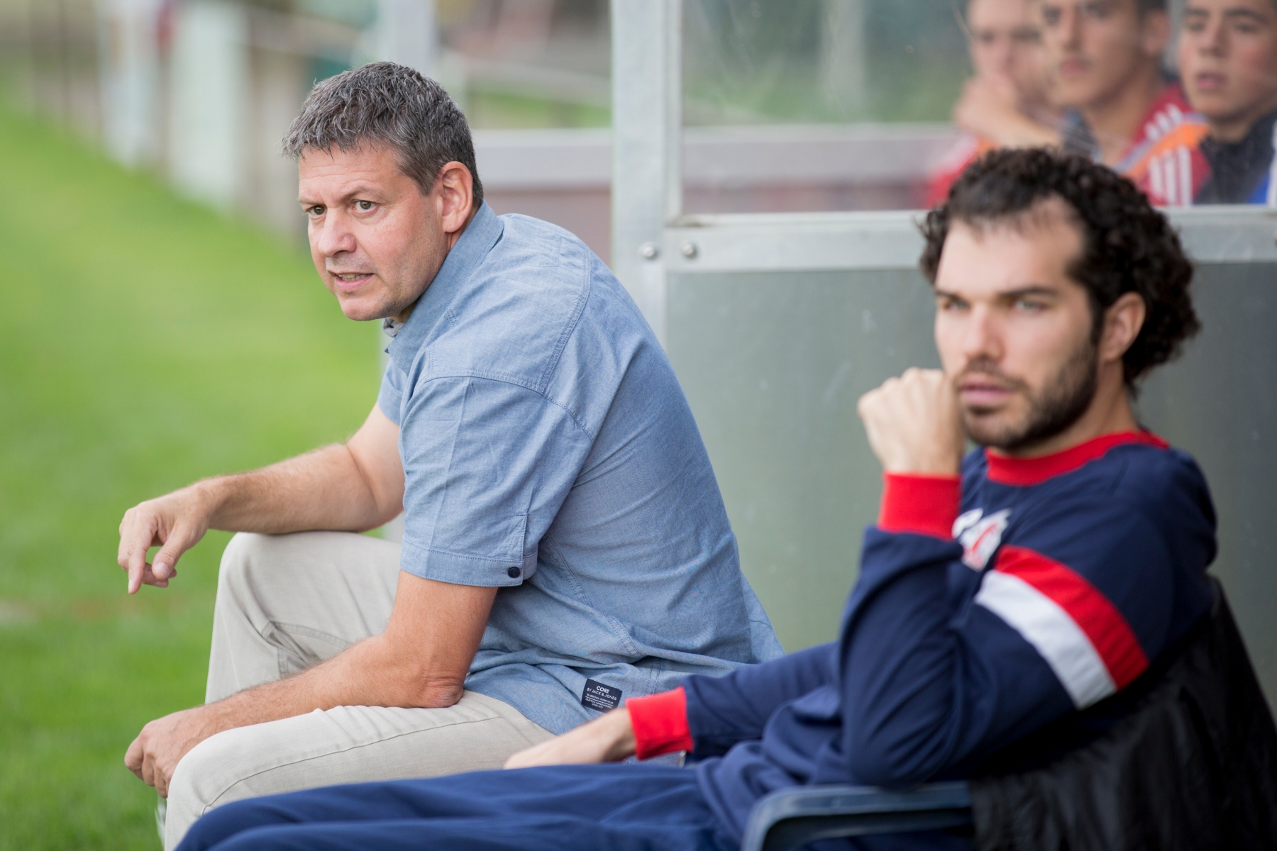 Morges, dimanche 16 août 2015
Parc des Sports, Football, 2e ligue, Forward Morges - FC Jorat-Mézières à Morges. L'entraîneur Christophe Ohrel et son assistant Raphaël Cand

Sigfredo Haro