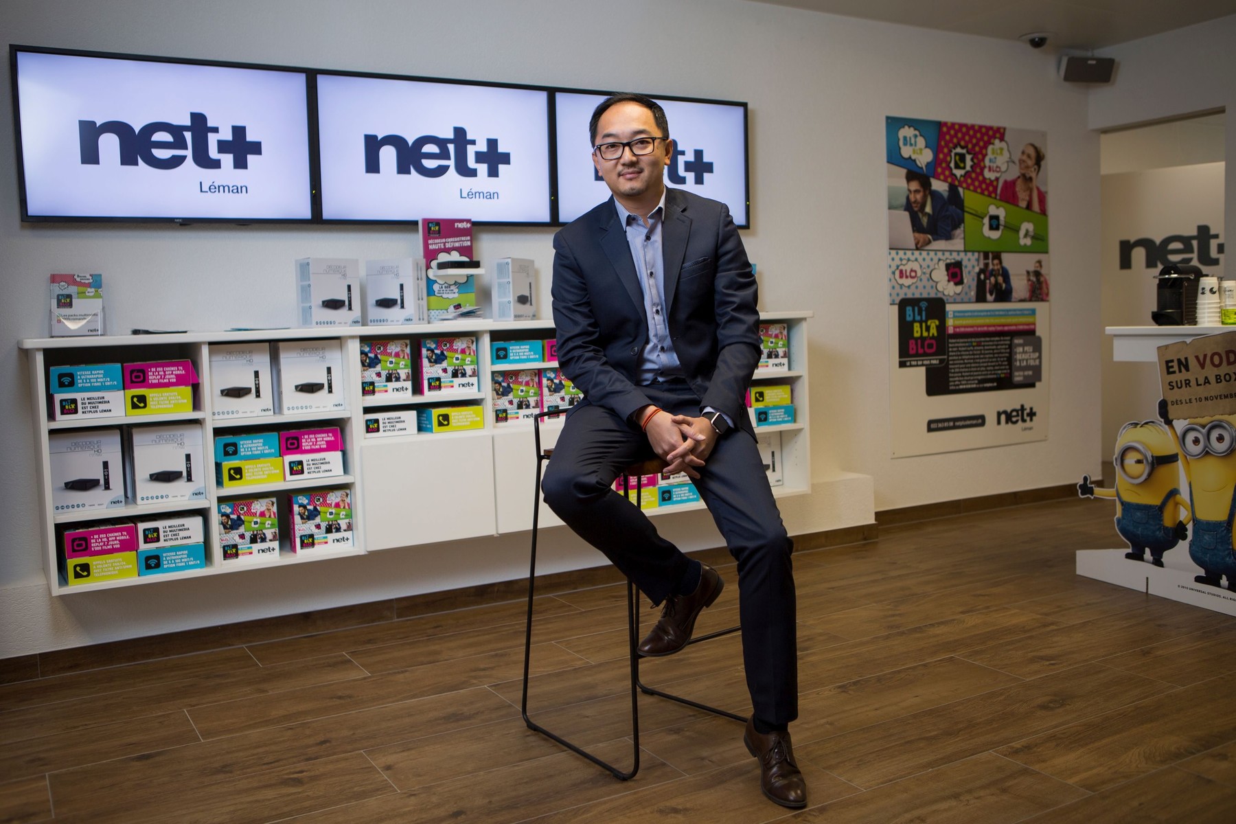 Directeur de Net + Léman depuis presque quatre ans, Phong Pham propose une télévision tout numérique dès le 12avril.