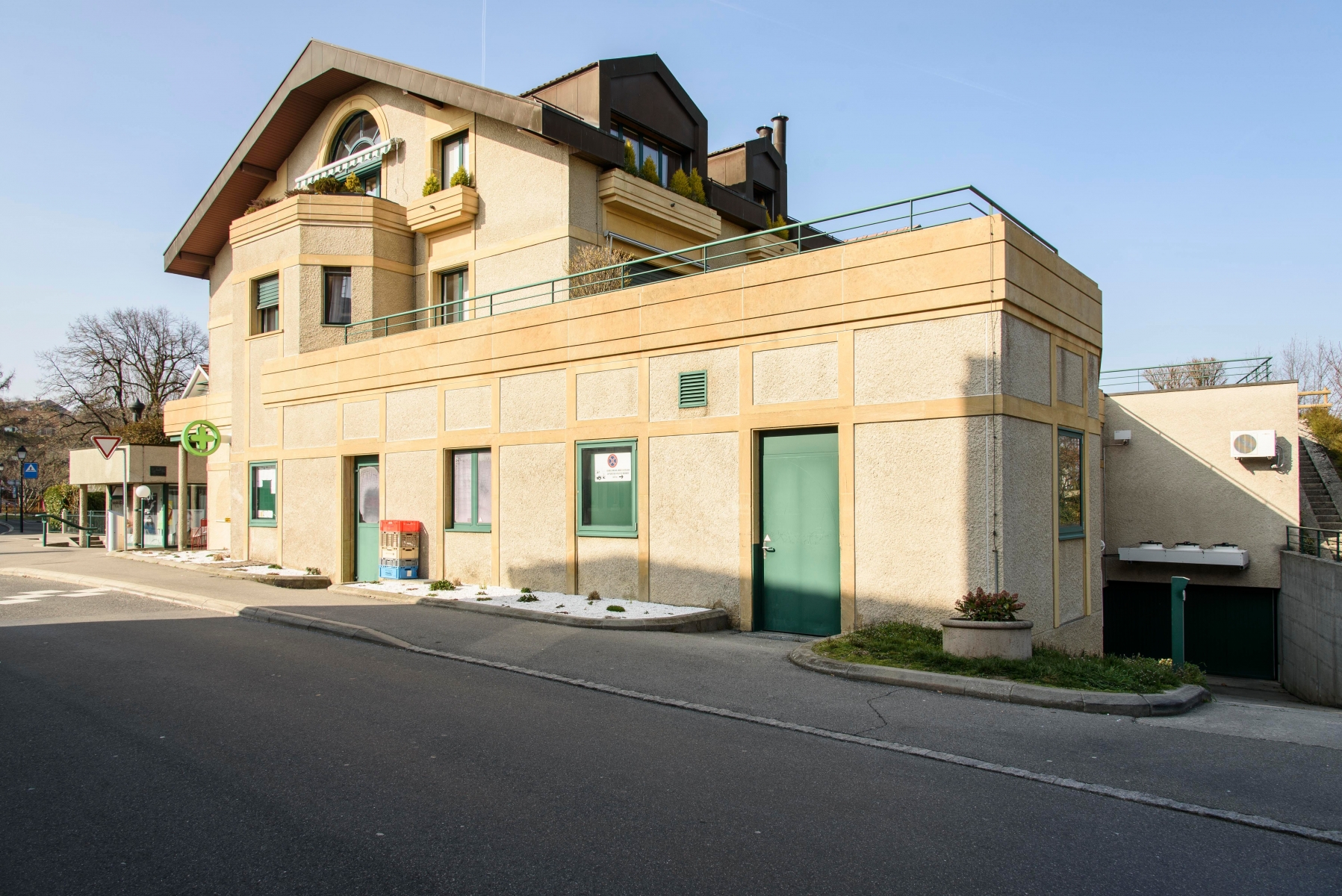 Echandens, mardi 22.03.2016, rue du Saugey 6, agrandissement du cabinet médical, photos Cédric Sandoz