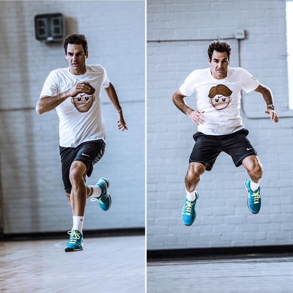 Courir ou sauter ne semble plus poser de problèmes à Roger Federer.