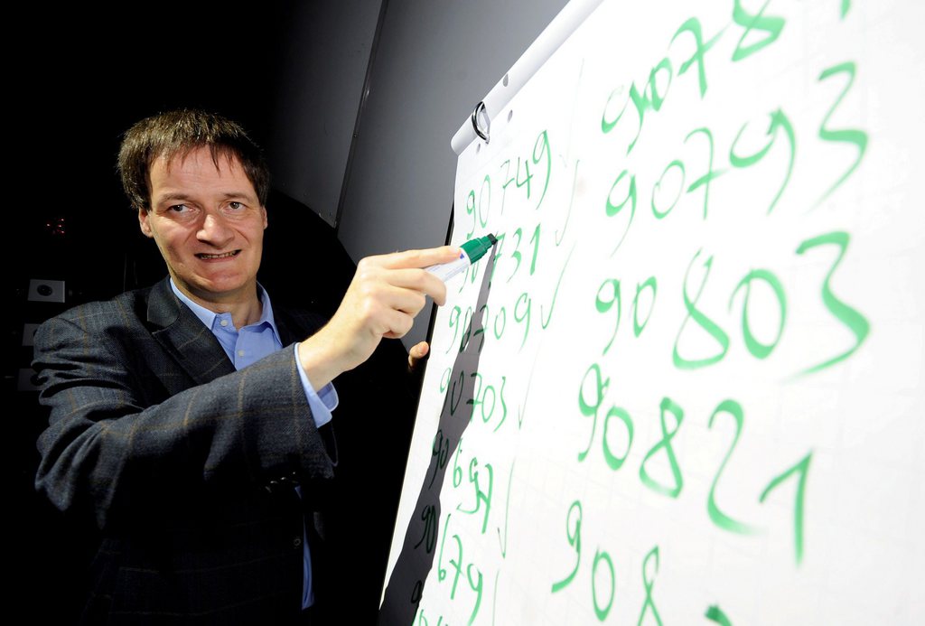 Le QI de Gert Mittring, onze fois champion du monde de calcul mental, est évalué à 175.