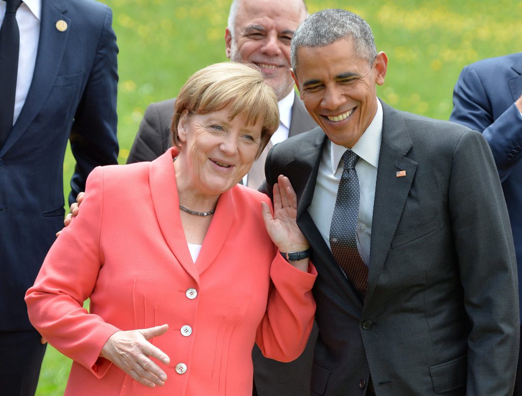 Barack Obama n'a pas tari t'éloges sur Angela Merkel.
