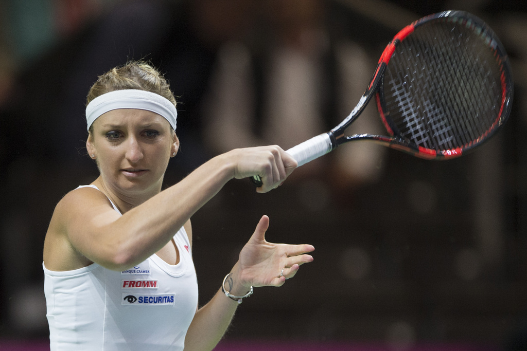 Timea Bacsinszky s'est qualifiée pour la demi-finale des WTA de Rabat.