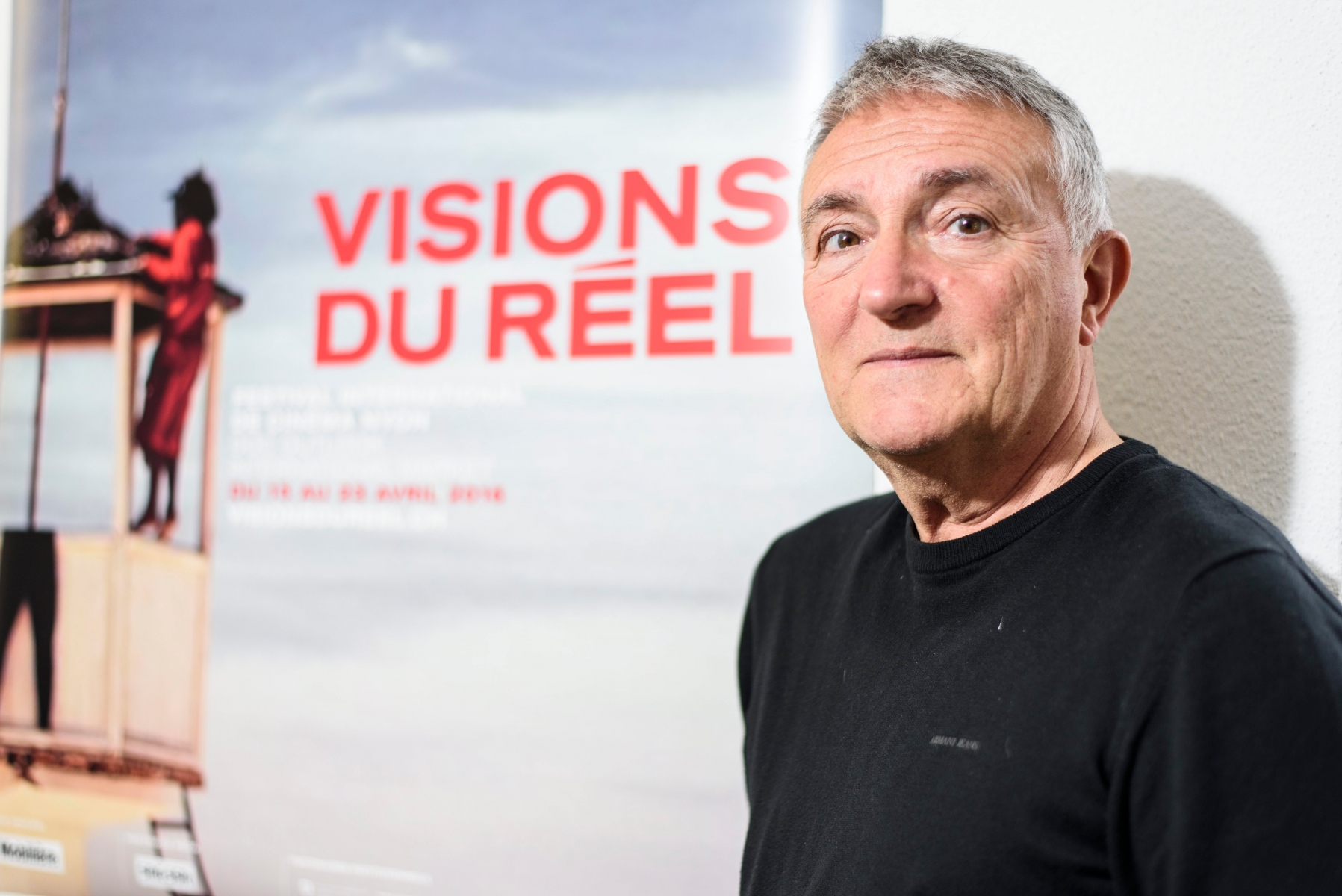 Nyon, mardi 05.04.2016, Visions du Réel 2016, portrait de Luciano Barisone, directeur du festival, photos Cédric Sandoz