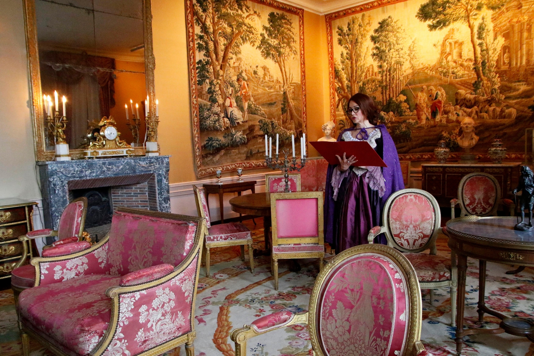 Coppet, Vendredi 22 avril 2016, Visite Spéciale du Château, Suzanne, (la maman de Germaine de Stael), Photos Céline Reuille Château de Coppet